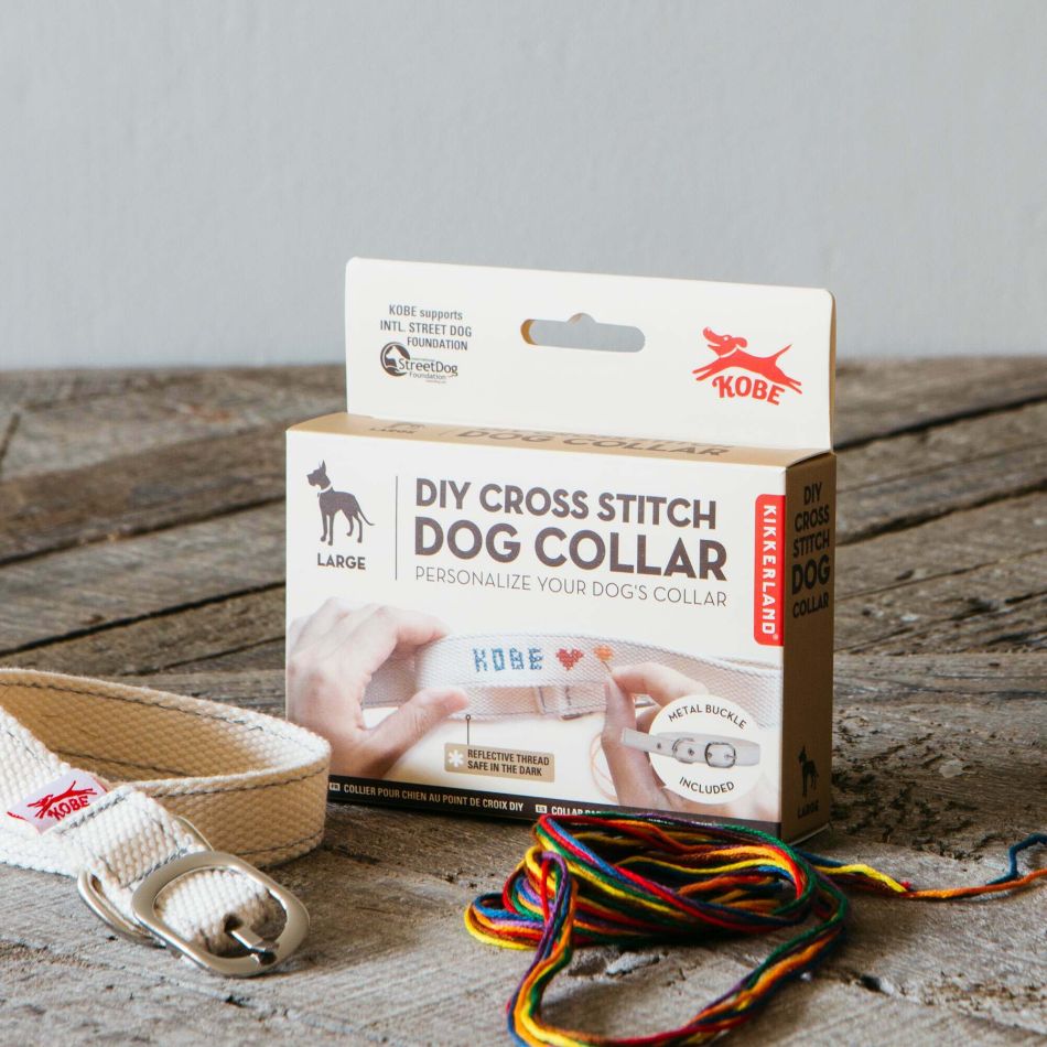 Large Cross Stitch Dog Collar Kit