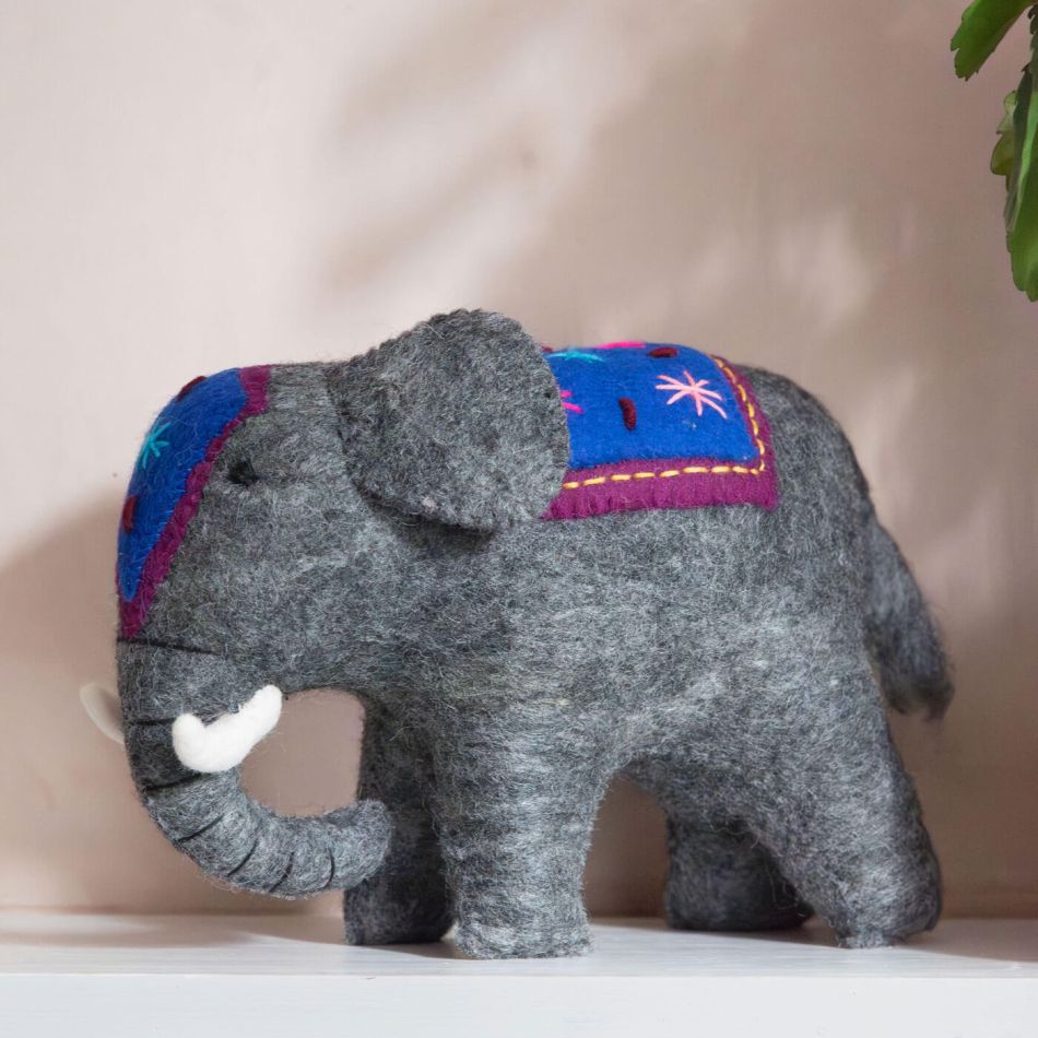 Felt Elephant Decoration