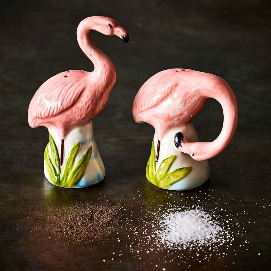 Flamingo Salt and Pepper Pots