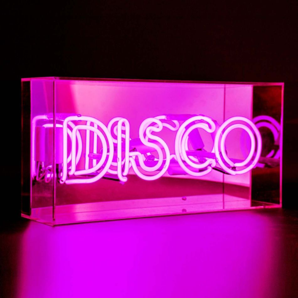 Pink Disco Neon Box