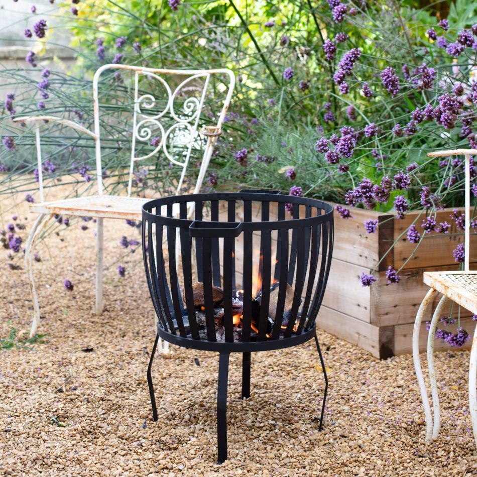 Raised Cage Fire Pit