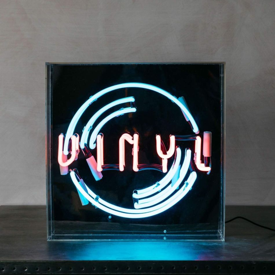 Neon Vinyl Box Sign