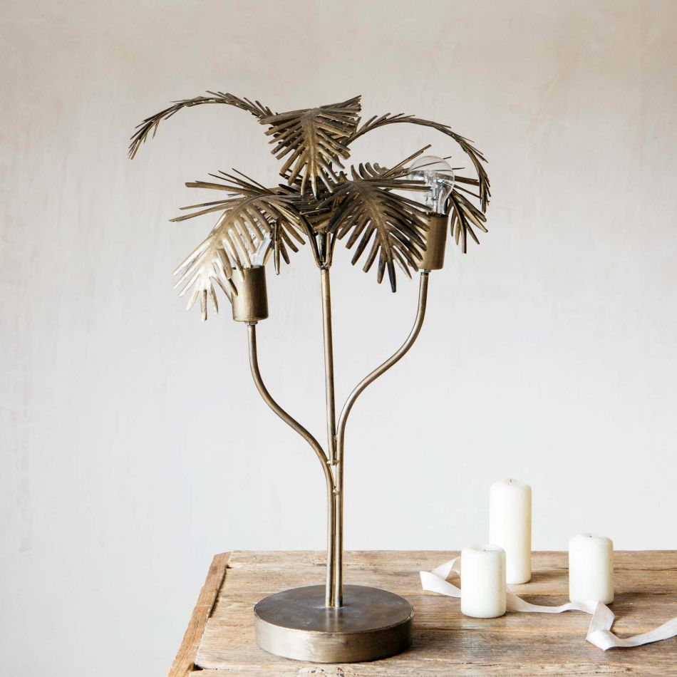 palm tree table lamp