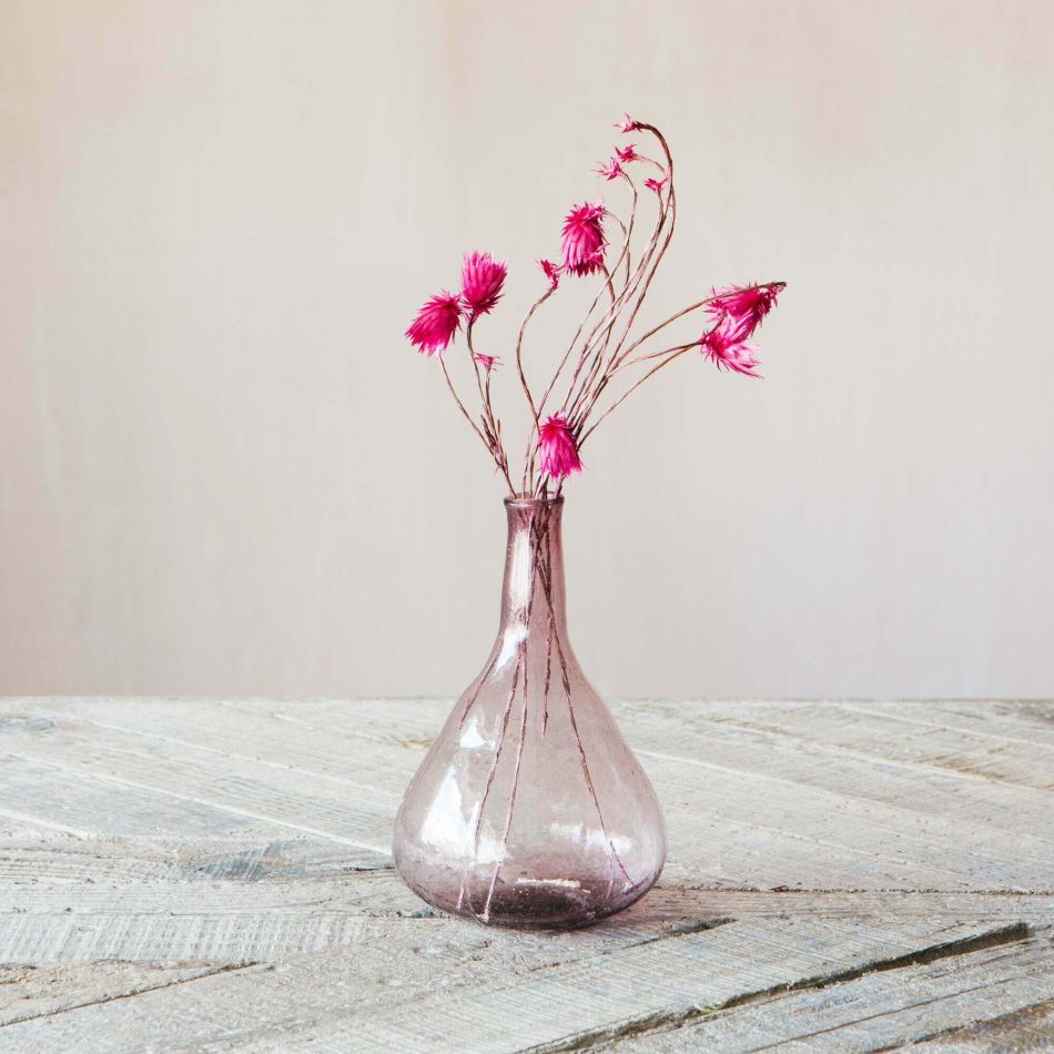 Large Lilac Glass Vase