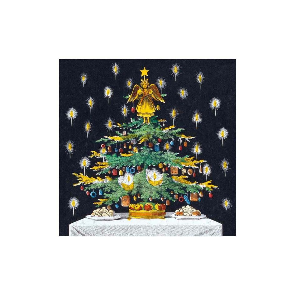 Set of 8 Tree and Toys Christmas Cards