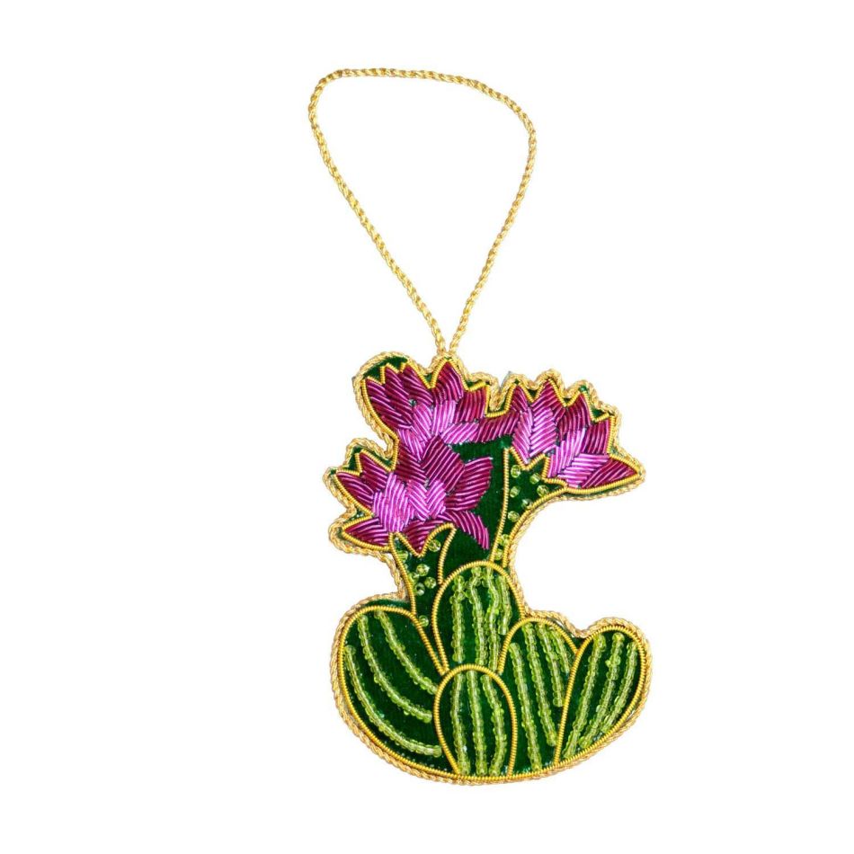 Cactus with Flower Decoration