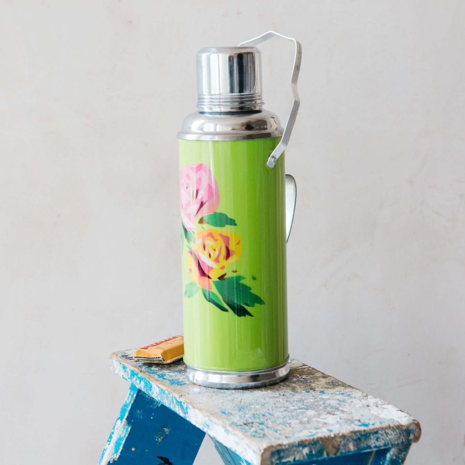 Green Thermos Flask
