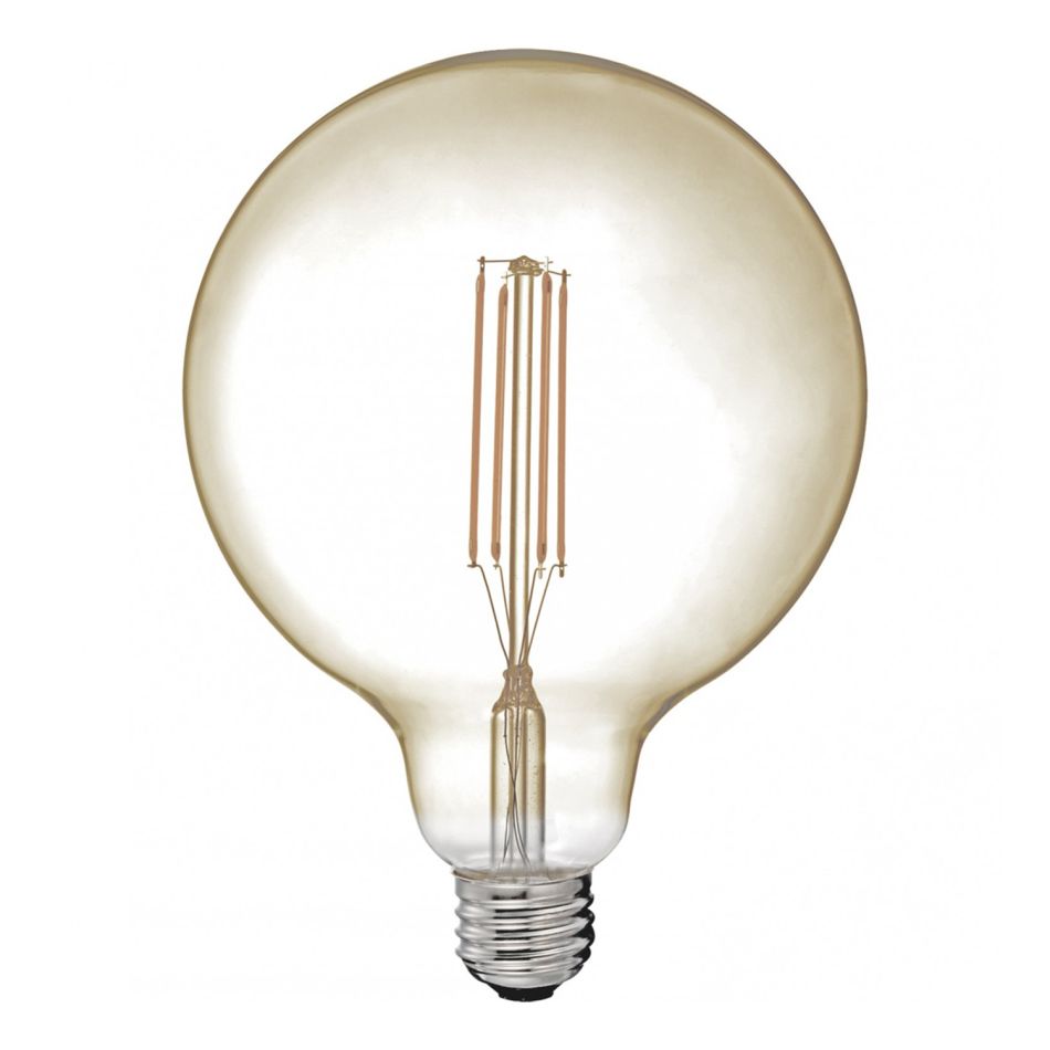 Globe Amber LED E27 Lightbulb
