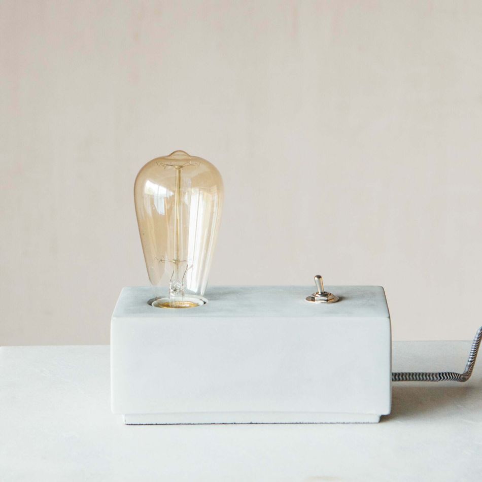 Concrete Toggle Switch Table Lamp