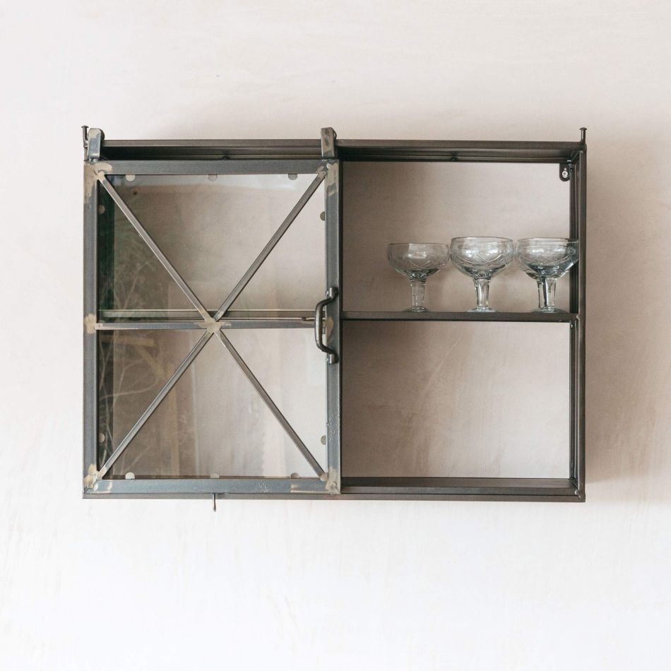 Double Iron Wall Cabinet