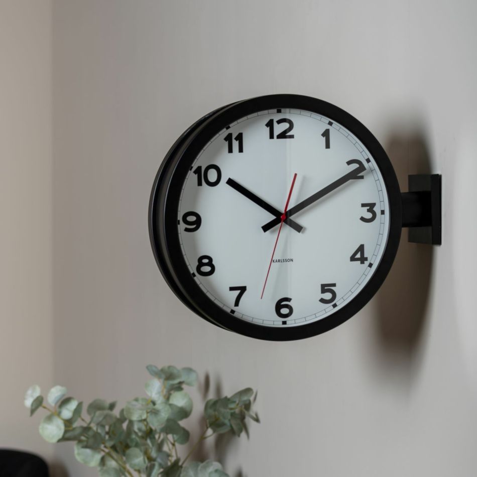 Double Sided Classic Wall Clock
