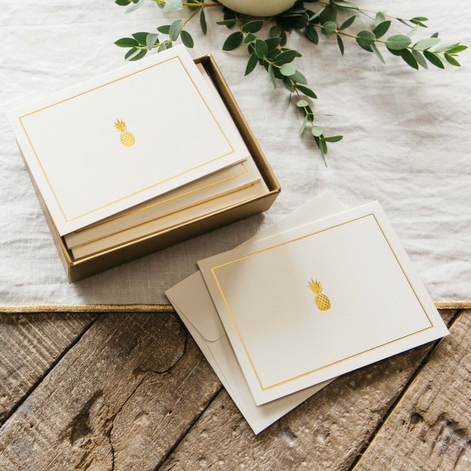 Pineapple Note Cards