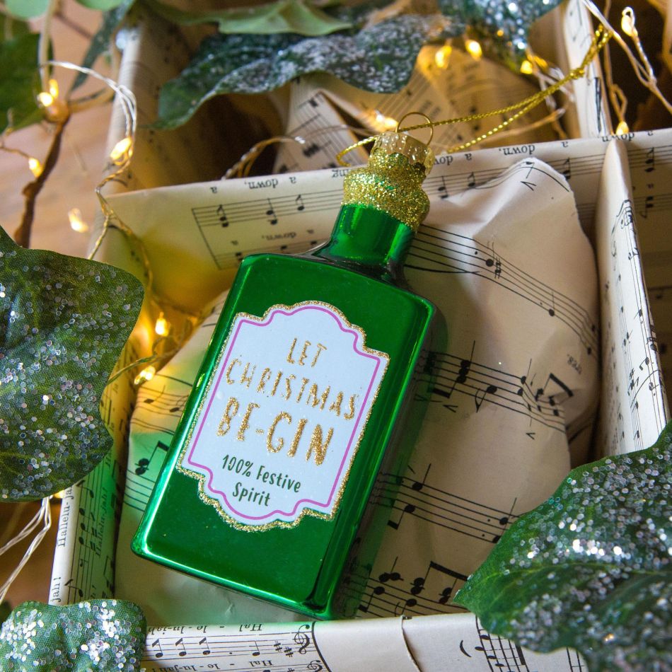Let Xmas Be-Gin Bauble