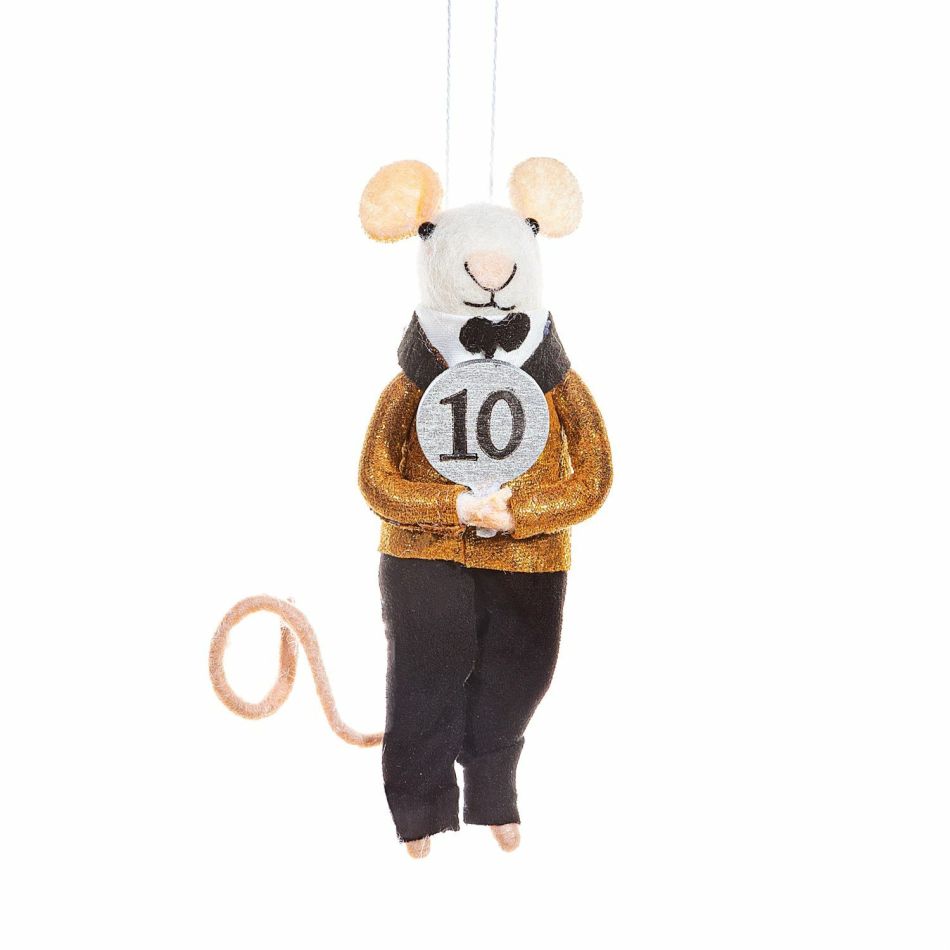 Donny the Dancing Judge Mouse Tree Decoration