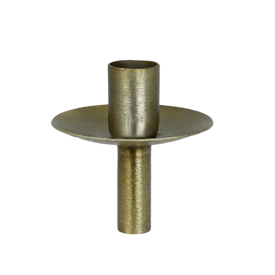 Brass Bottle Top Candle Holder