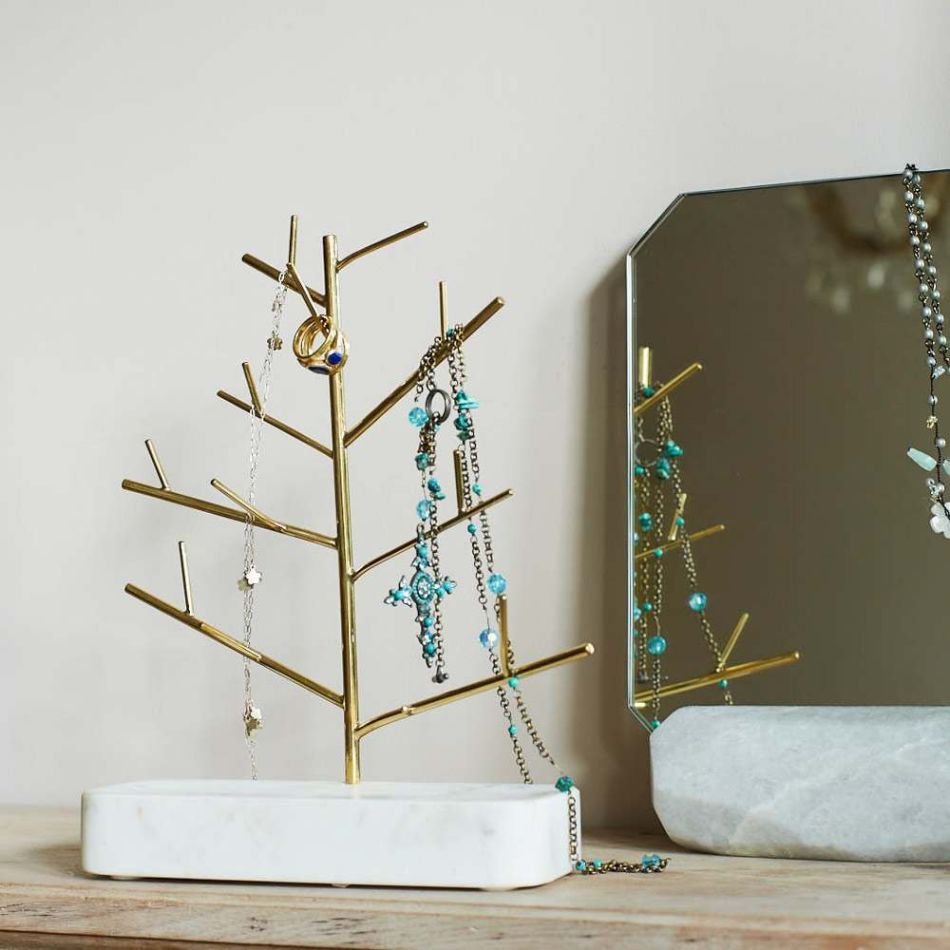 Jewellery Tree with Marble Base