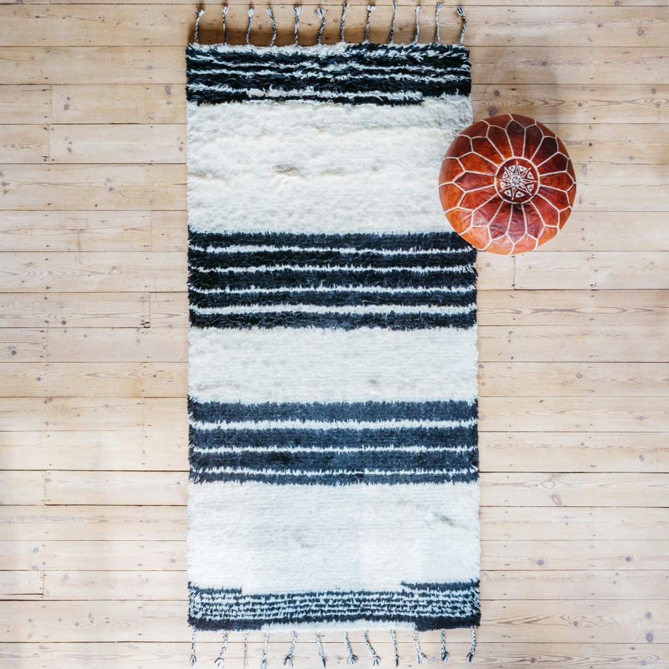 Tora Striped Hand-Tufted Rug 110 x 230cm
