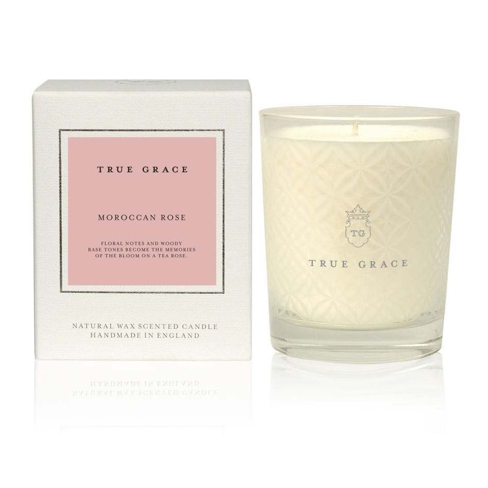 True Grace Moroccan Rose Candle