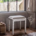 Maxi White Mother of Pearl Stool