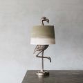 Silver Flamingo Table Lamp