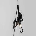 Outdoor Black Ceiling Monkey Lamp 