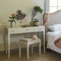 Maxi White Mother of Pearl Dressing Table