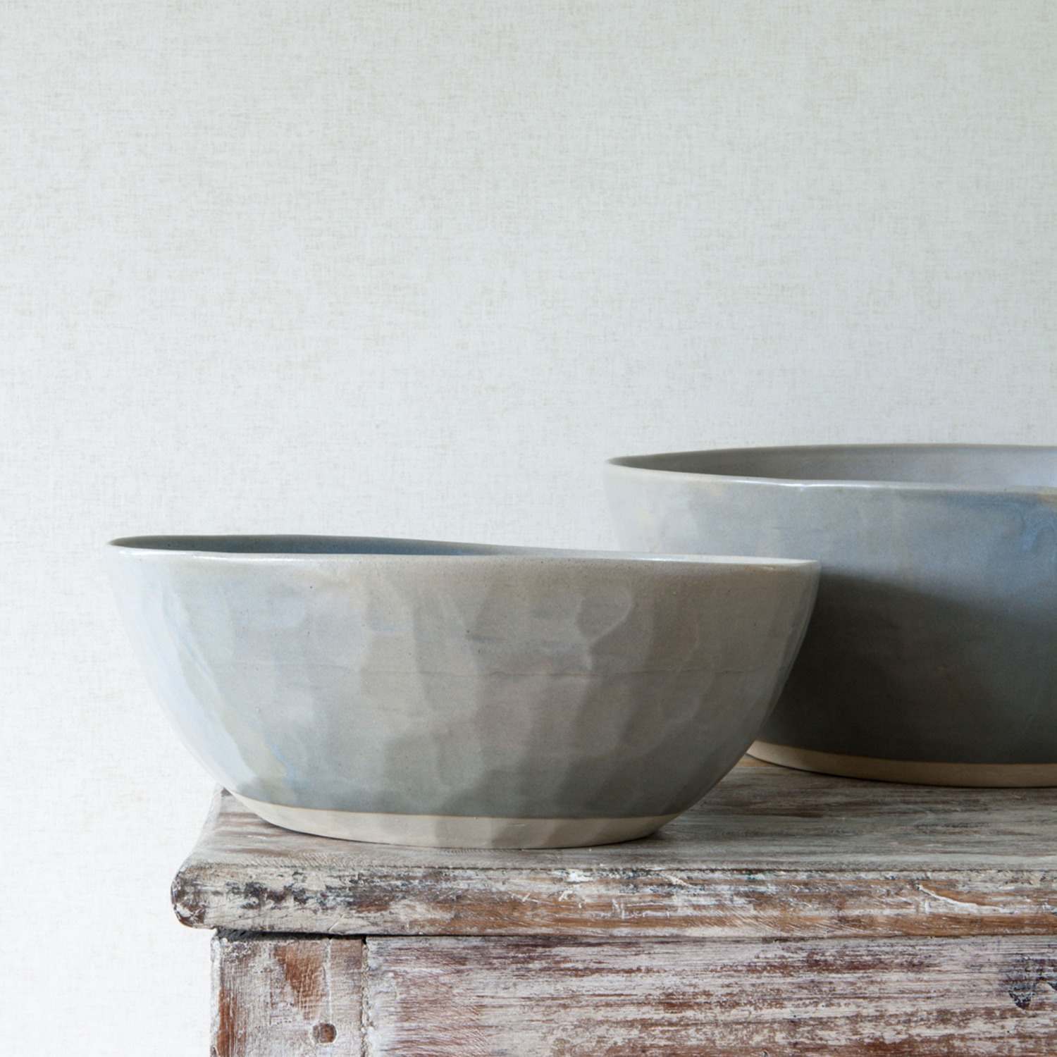 An image of Grey Organic Serving Bowl