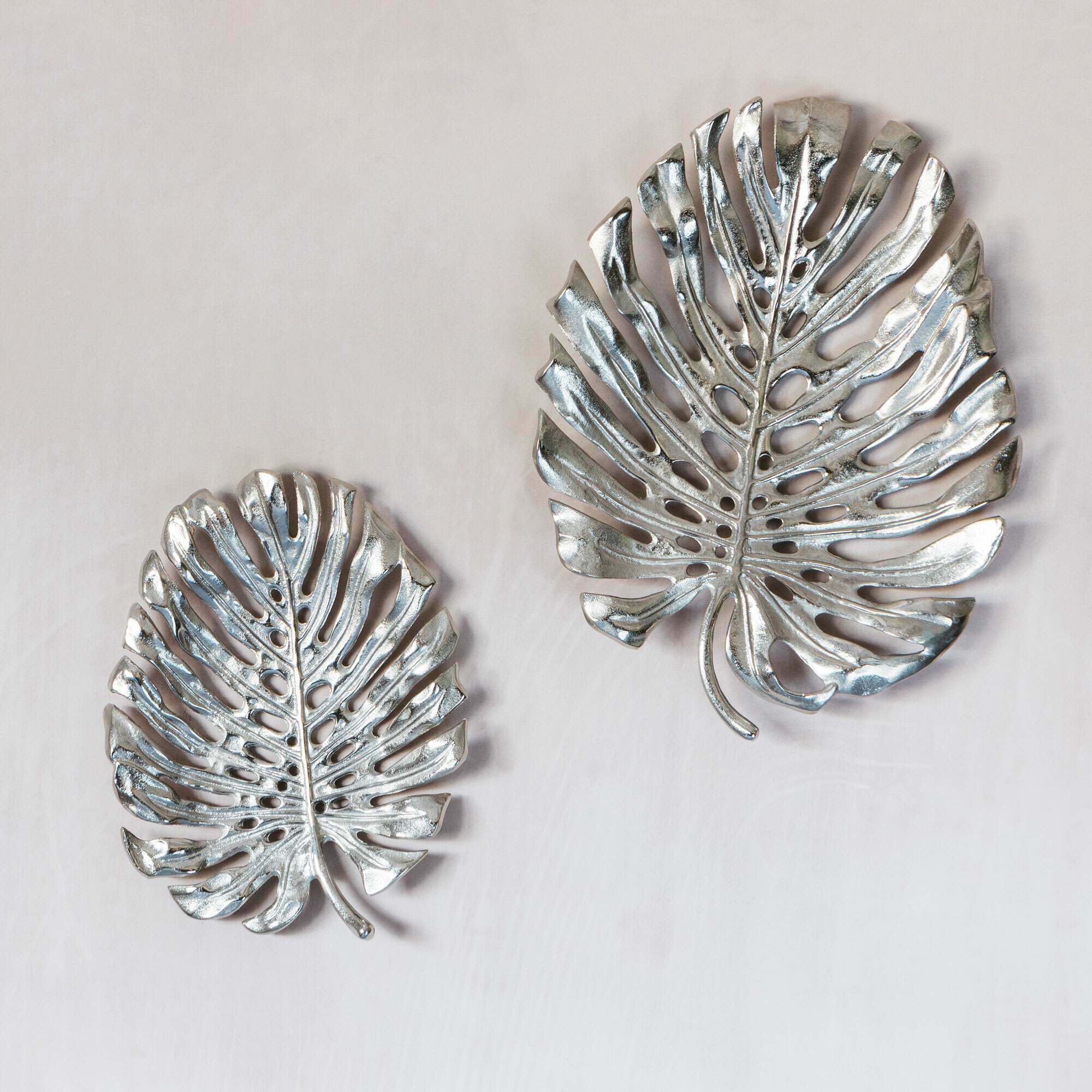 Read more about Graham and green medium silver monstera leaf