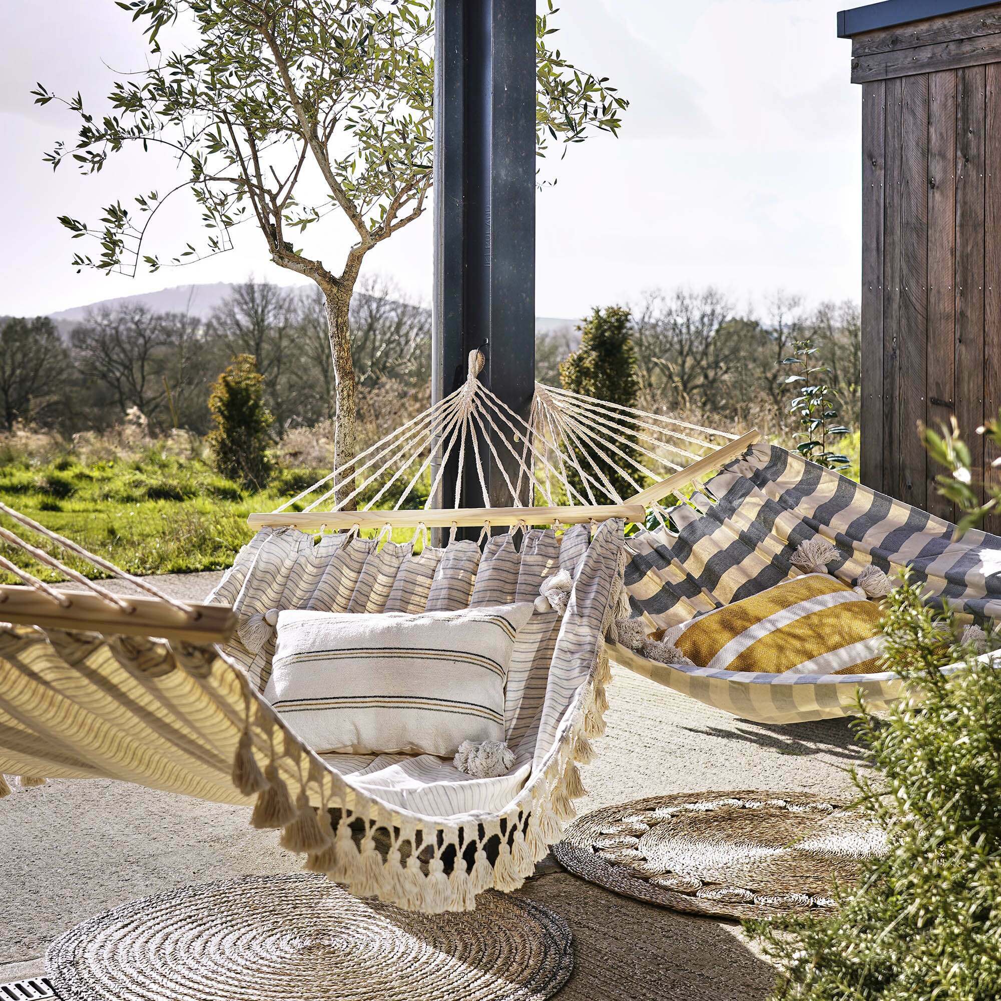 Read more about Graham and green atlas blue stripe hammock