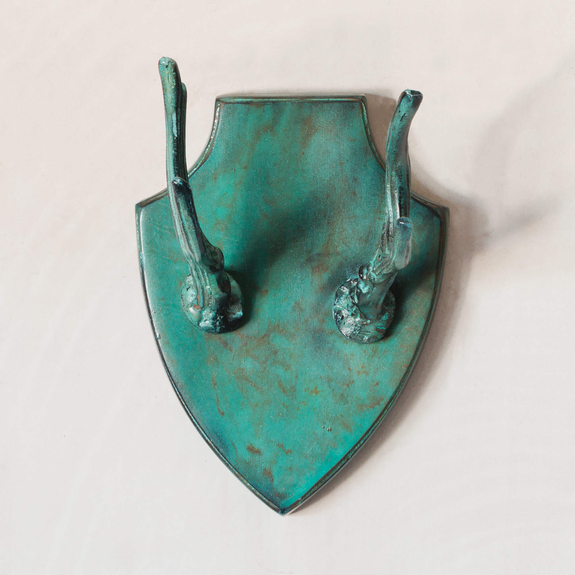 Photo of Graham and green antler hook shield
