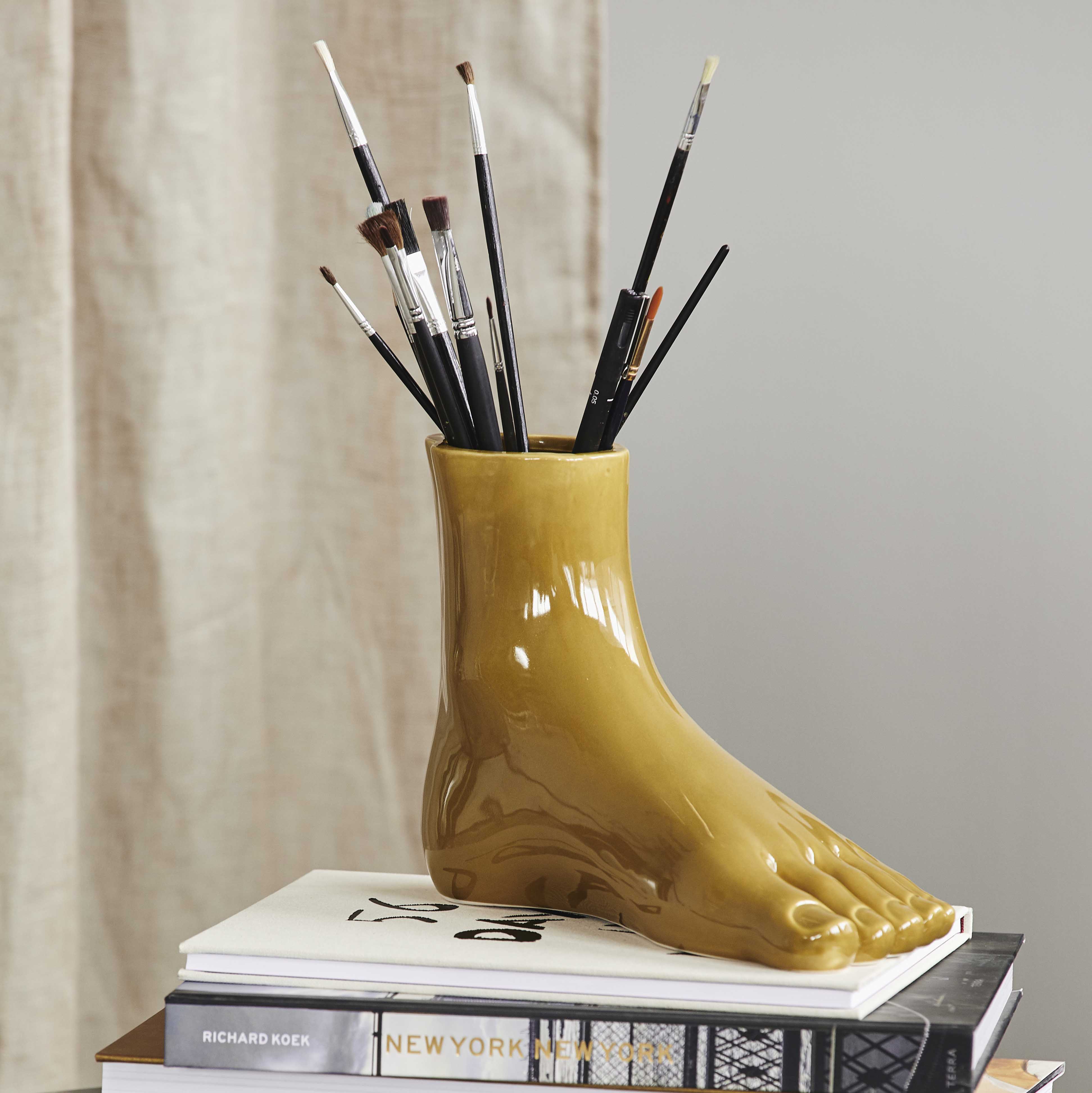 Read more about Graham and green olive foot vase