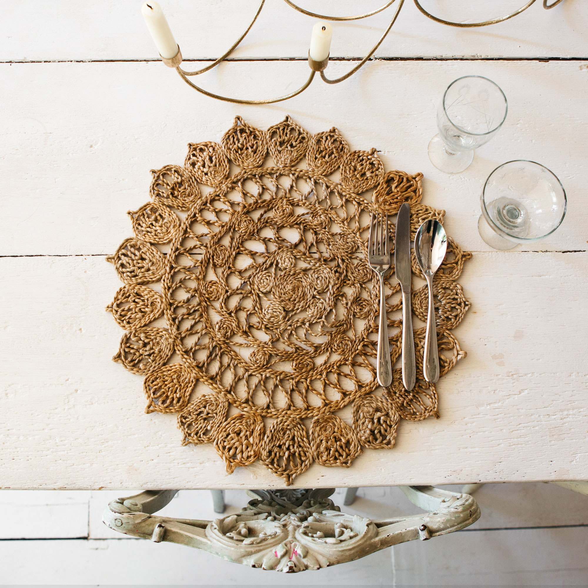 Read more about Graham and green patterned grass placemat