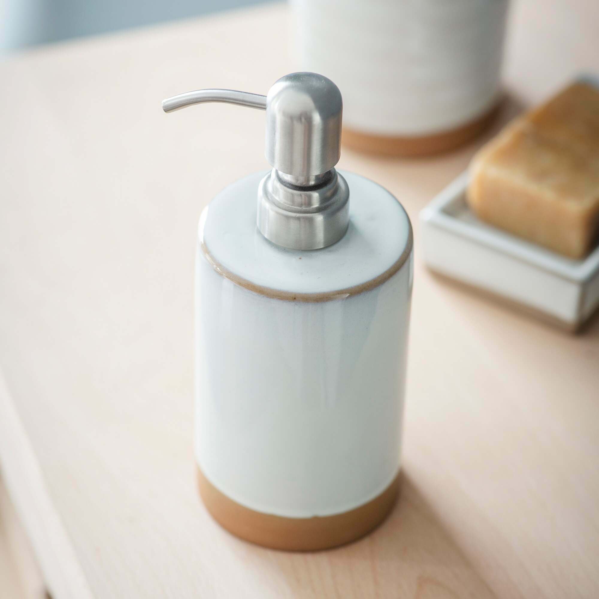 Read more about Graham and green ceramic soap dispenser