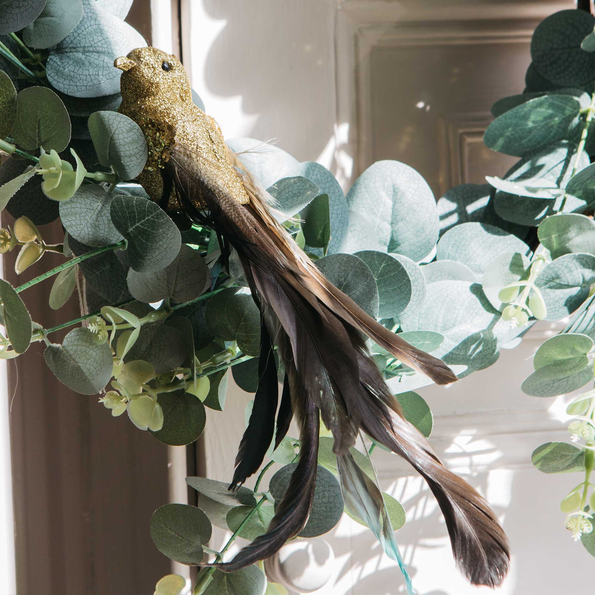 Read more about Graham and green gold glitter feather bird clip