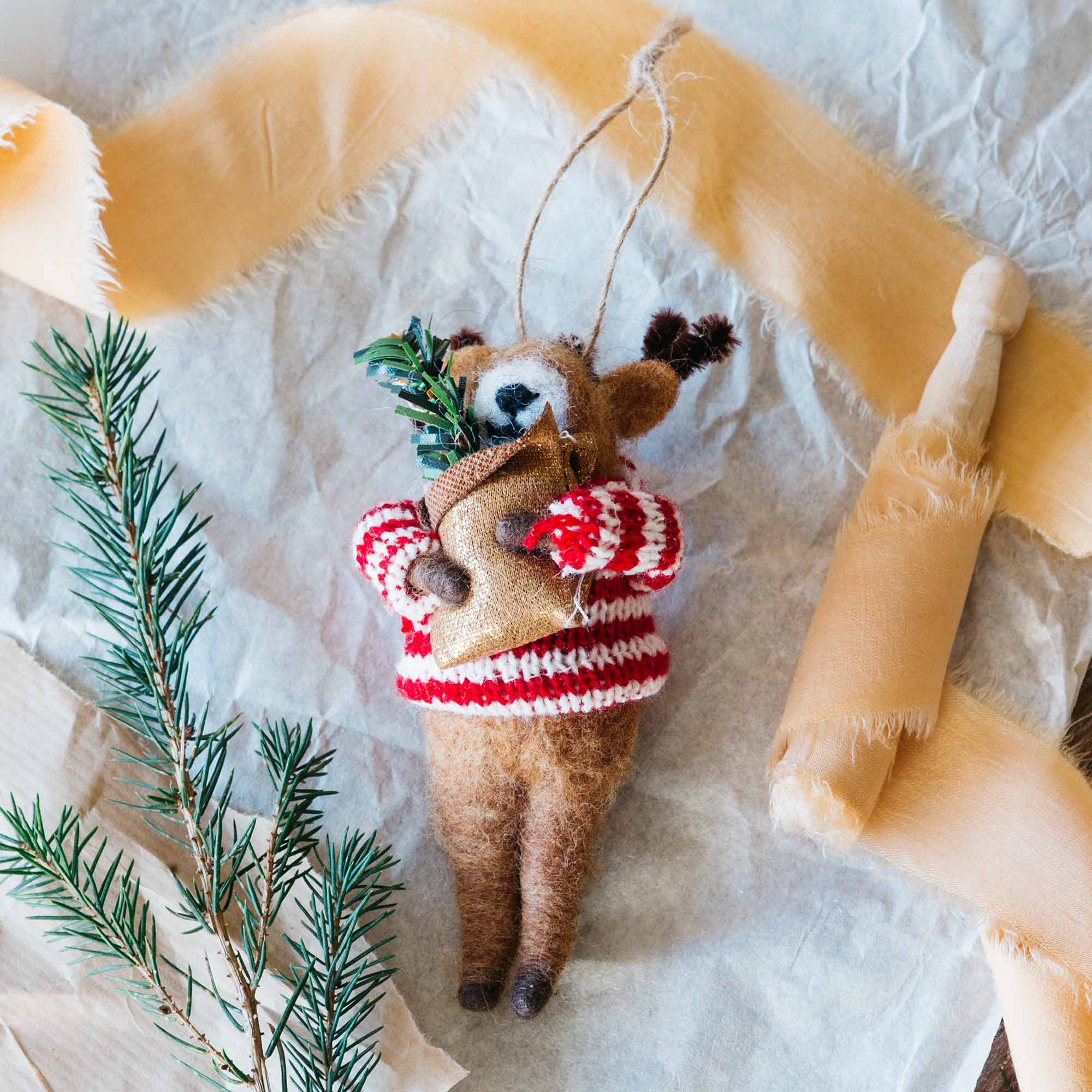 Read more about Graham and green jerry the deer tree decoration