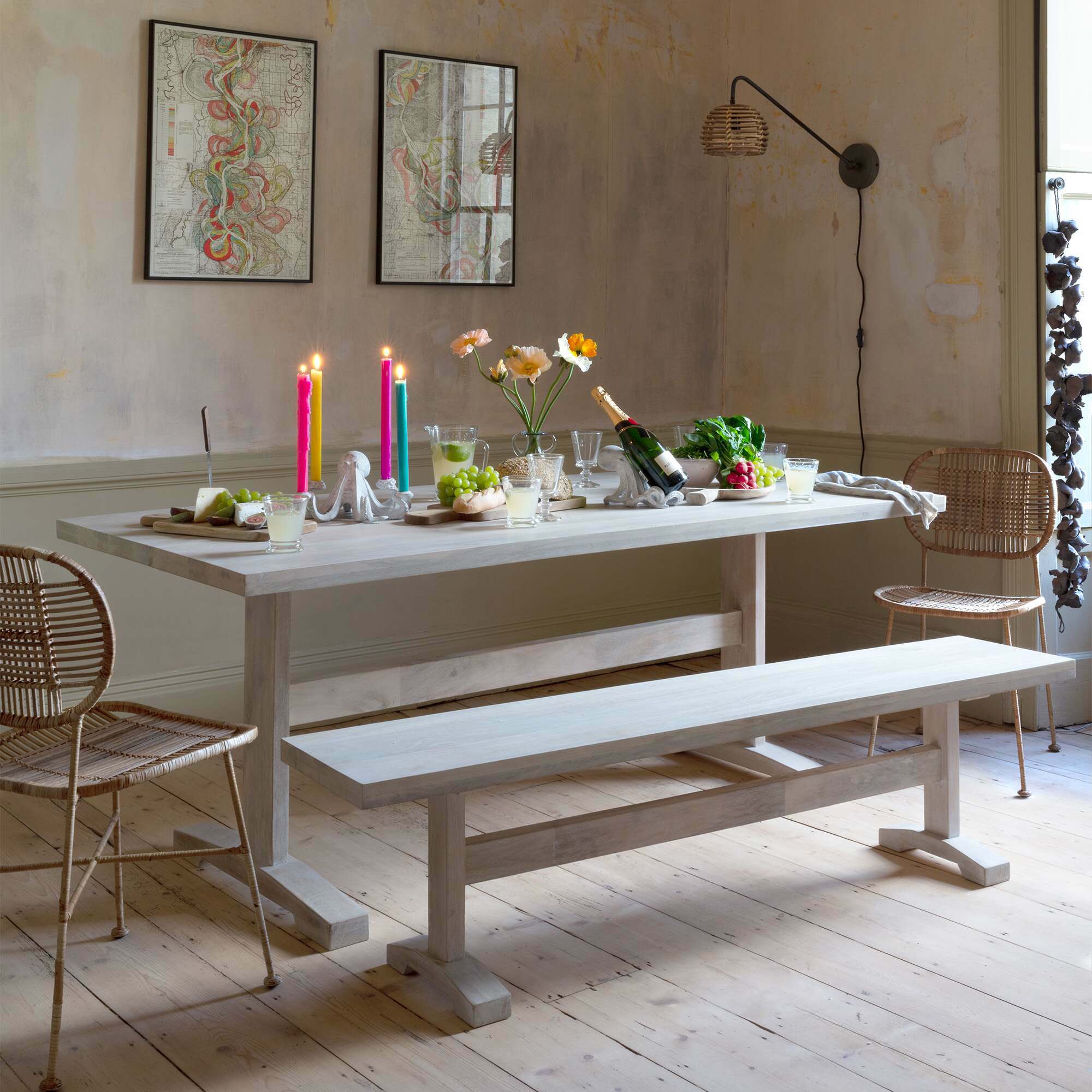 Read more about Graham and green abelline six seater dining table