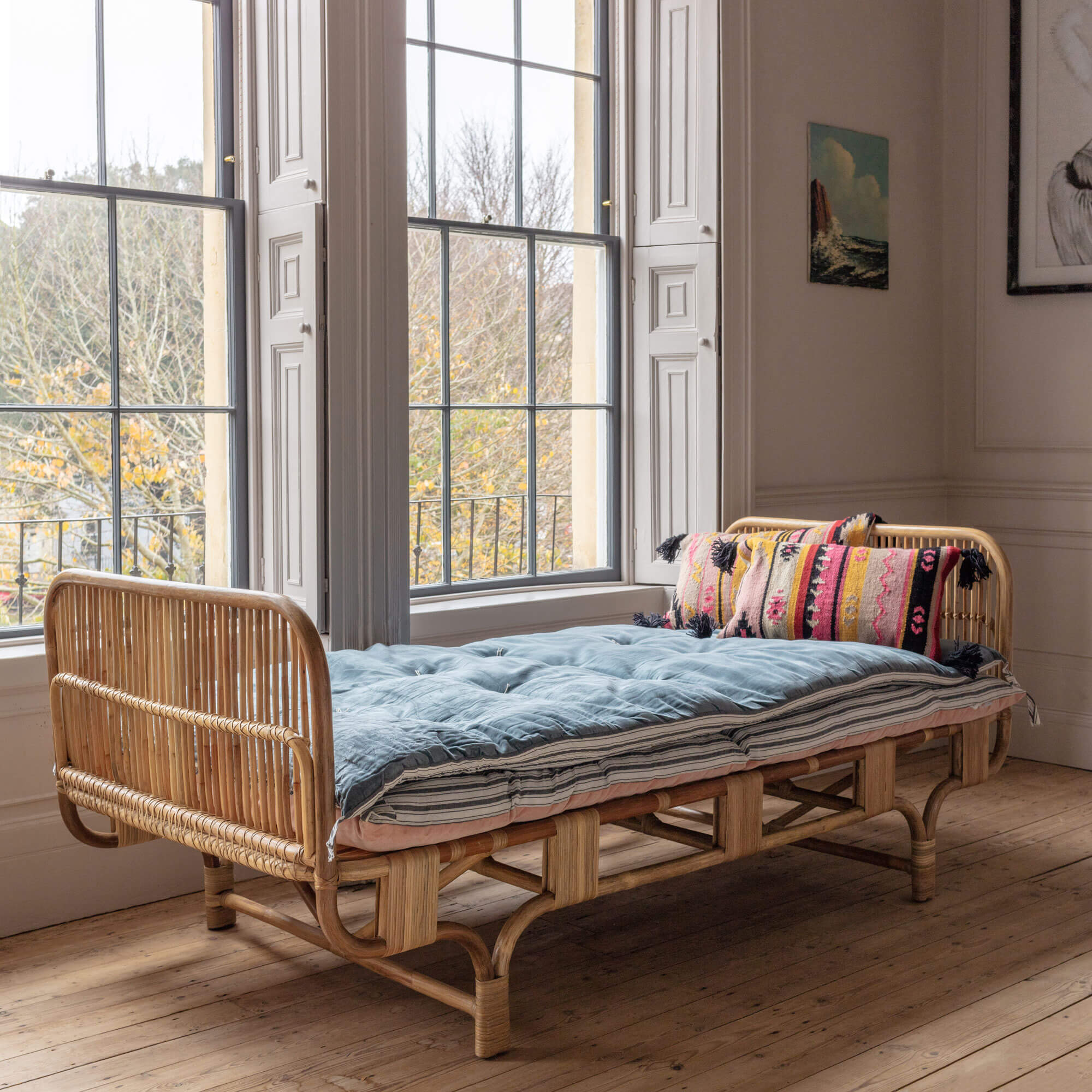Photo of Graham and green nico natural rattan day bed