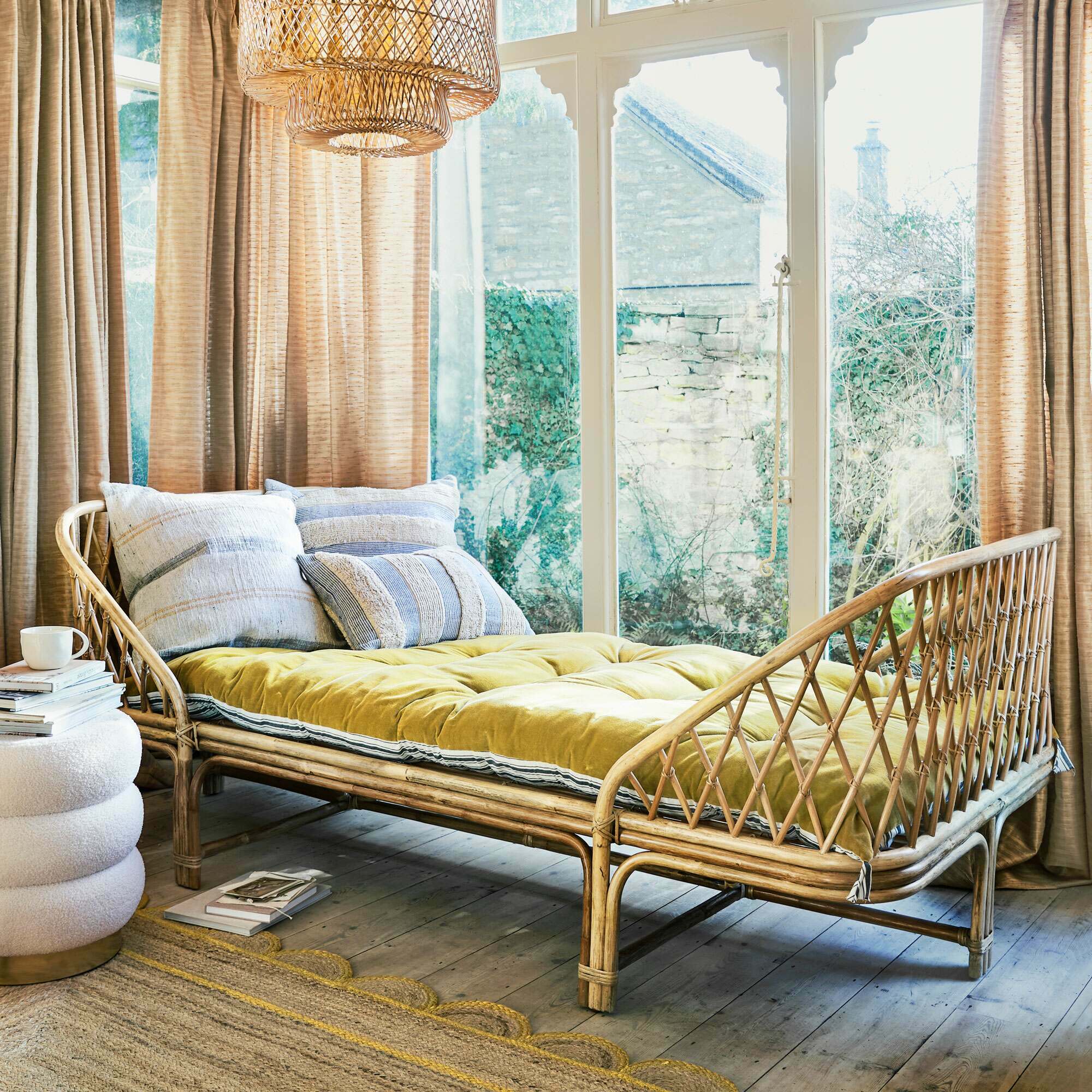 Read more about Graham and green tili natural rattan day bed
