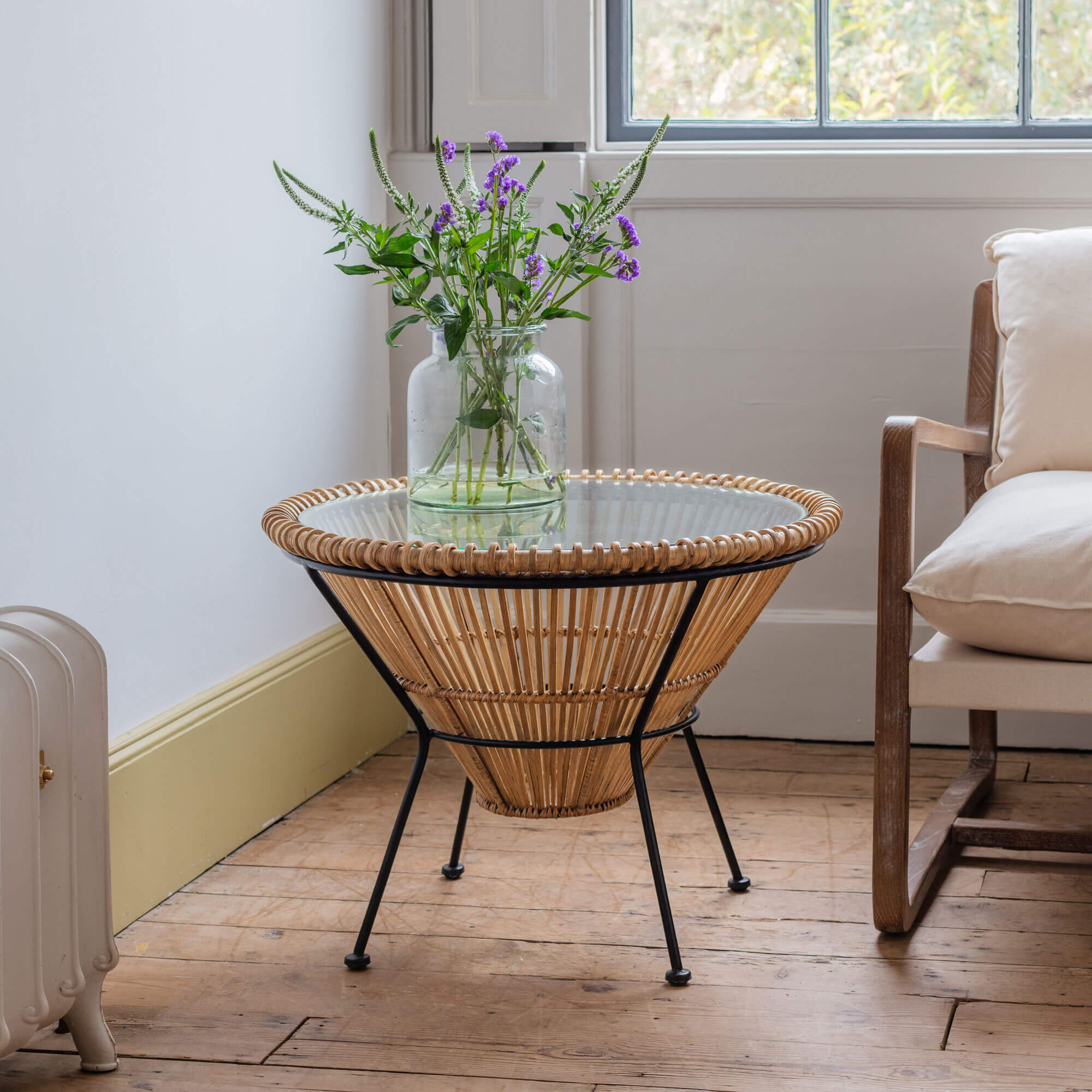 Read more about Graham and green jonah rattan side table