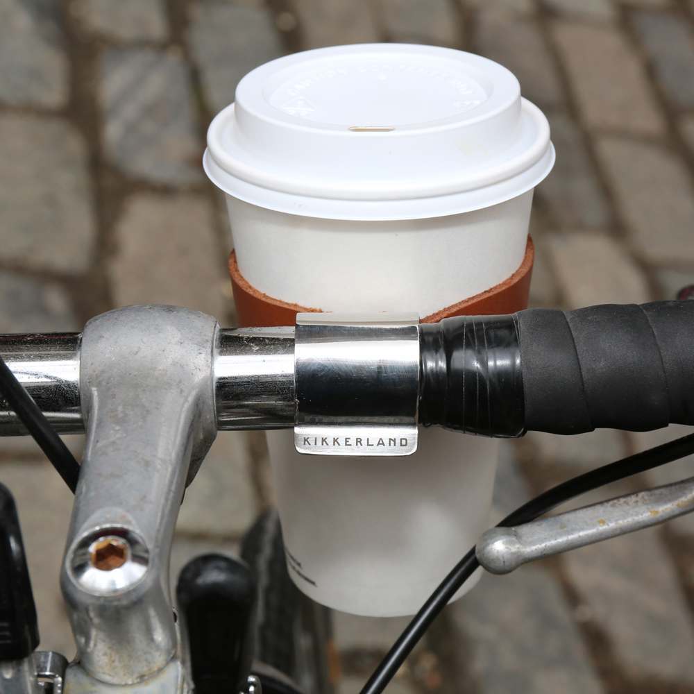Graham And Green Bicycle Leather Cup Holder
