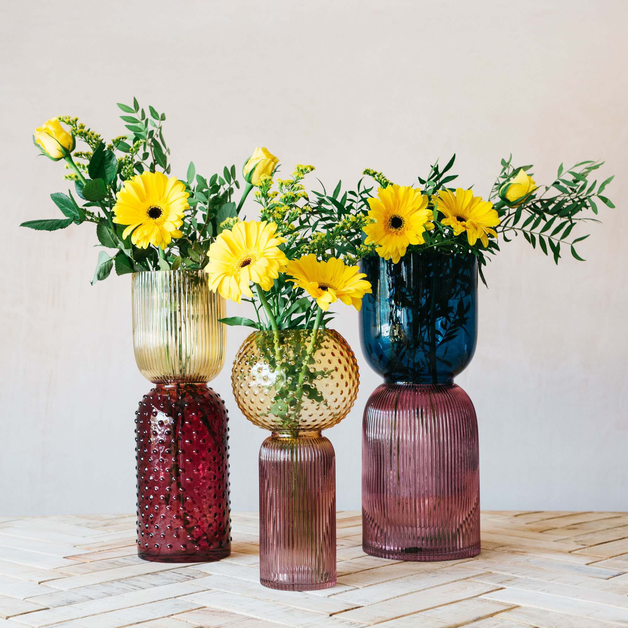 An image of Retro Glass Vases