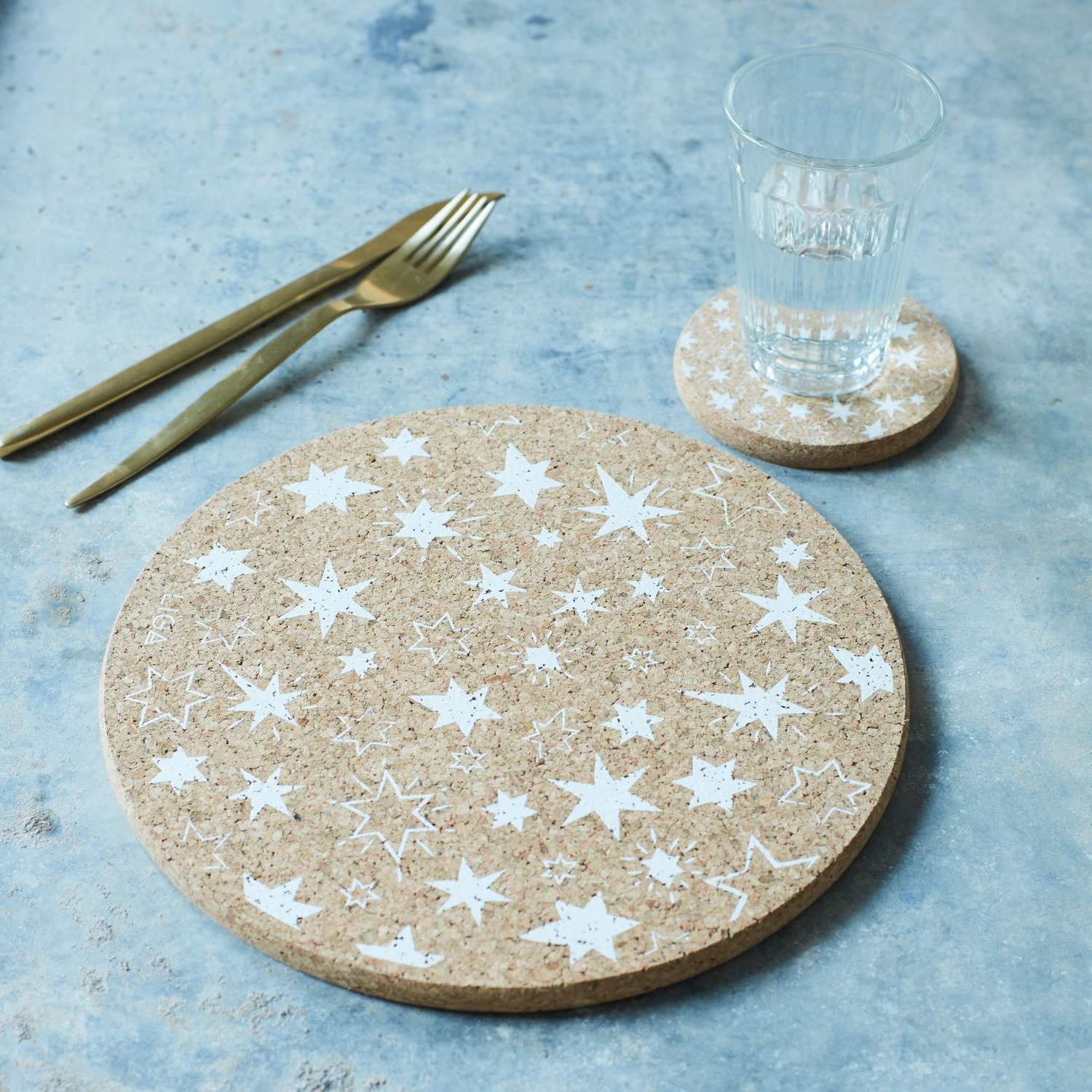 Graham And Green Cork Stars Placemat