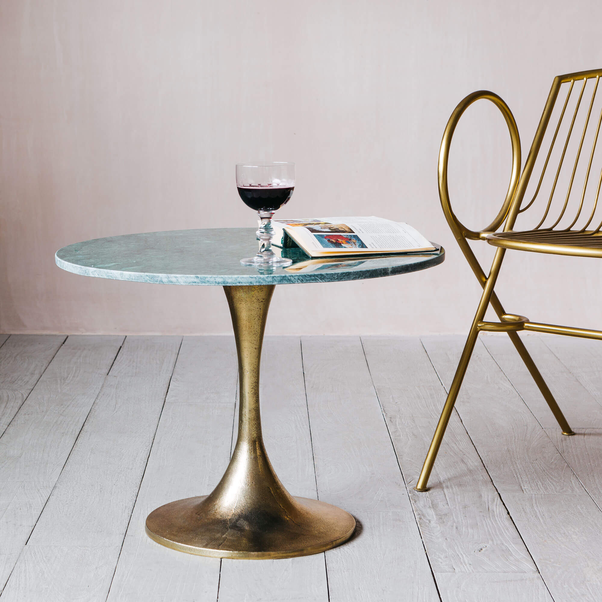 Read more about Graham and green ayla green marble side table