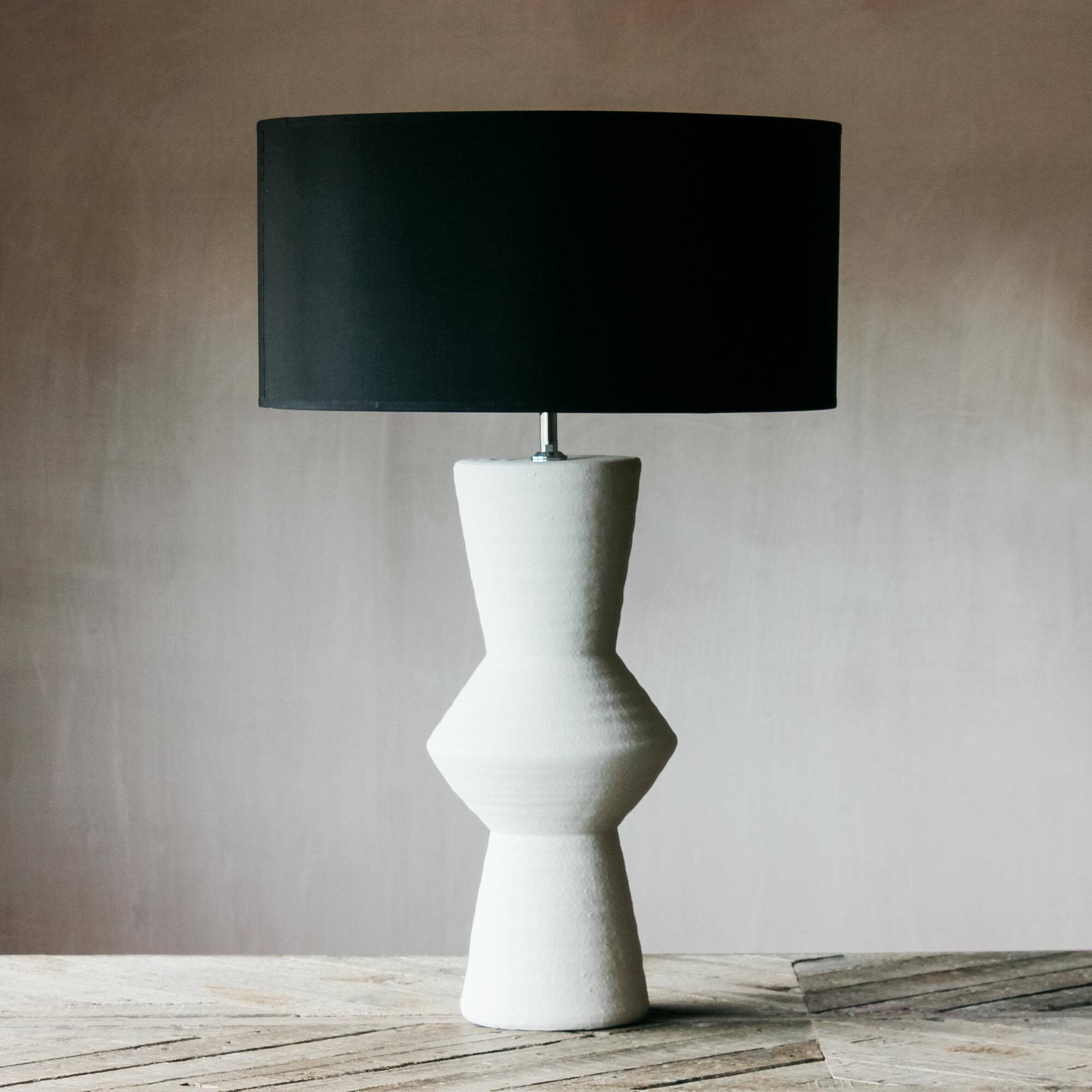 Read more about Graham and green small white cyrus ceramic lamp