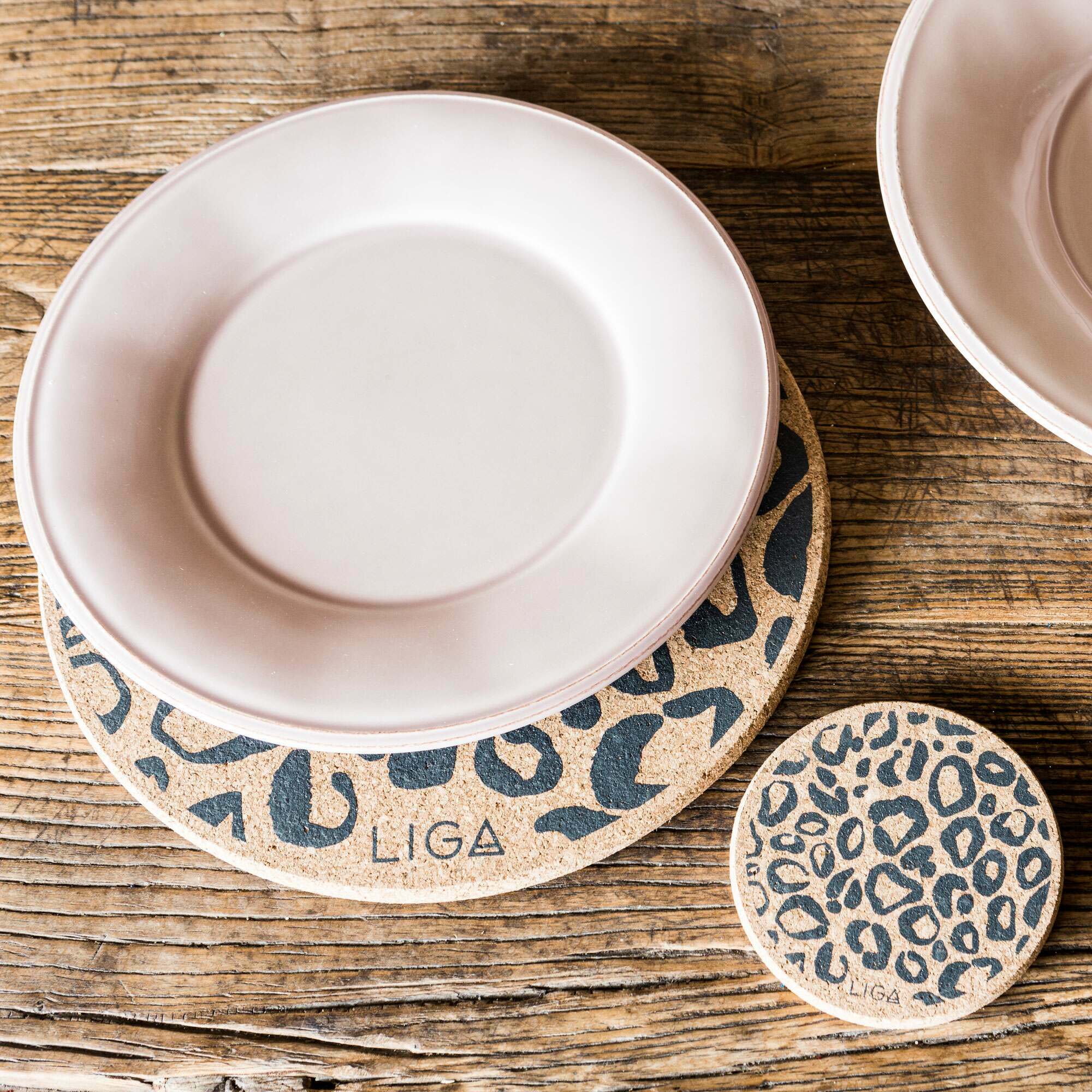Read more about Graham and green cork leopard print placemat