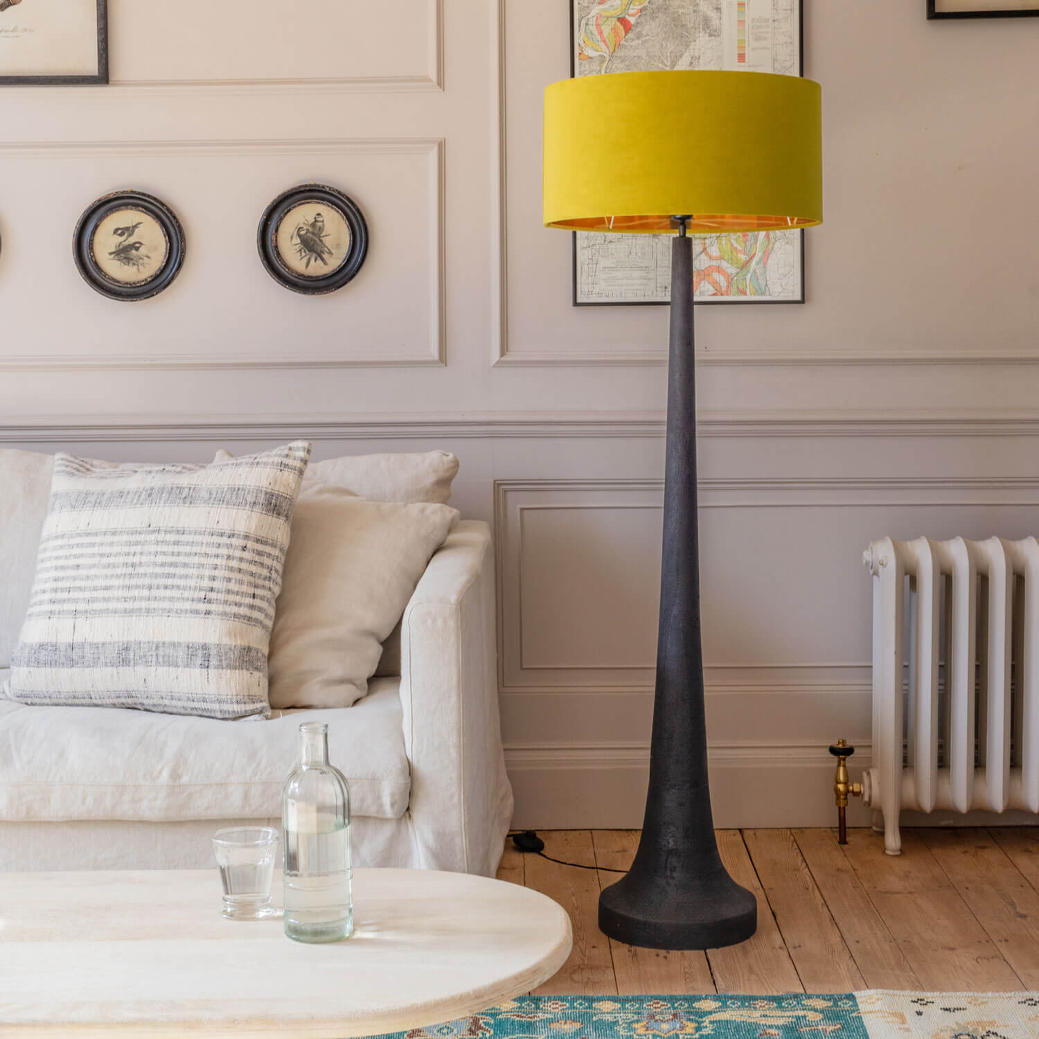 Read more about Graham and green jax black wood floor lamp
