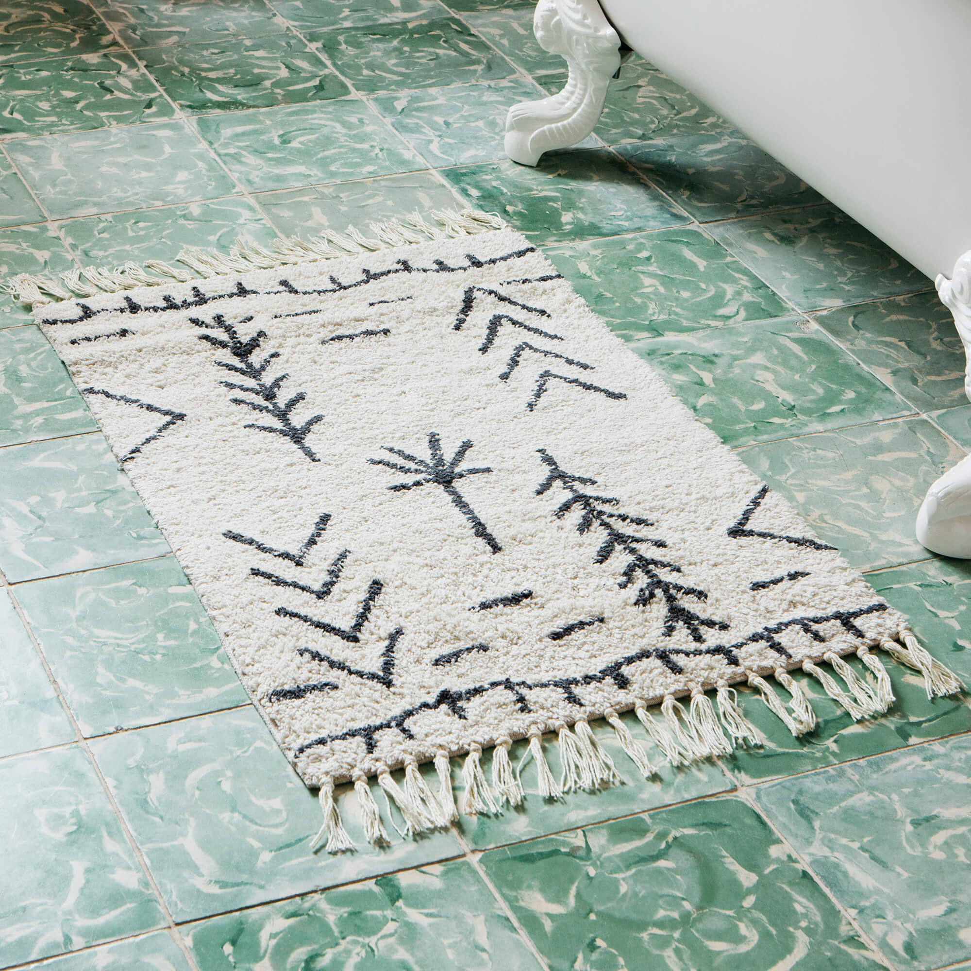 Read more about Graham and green black patterned bath mat