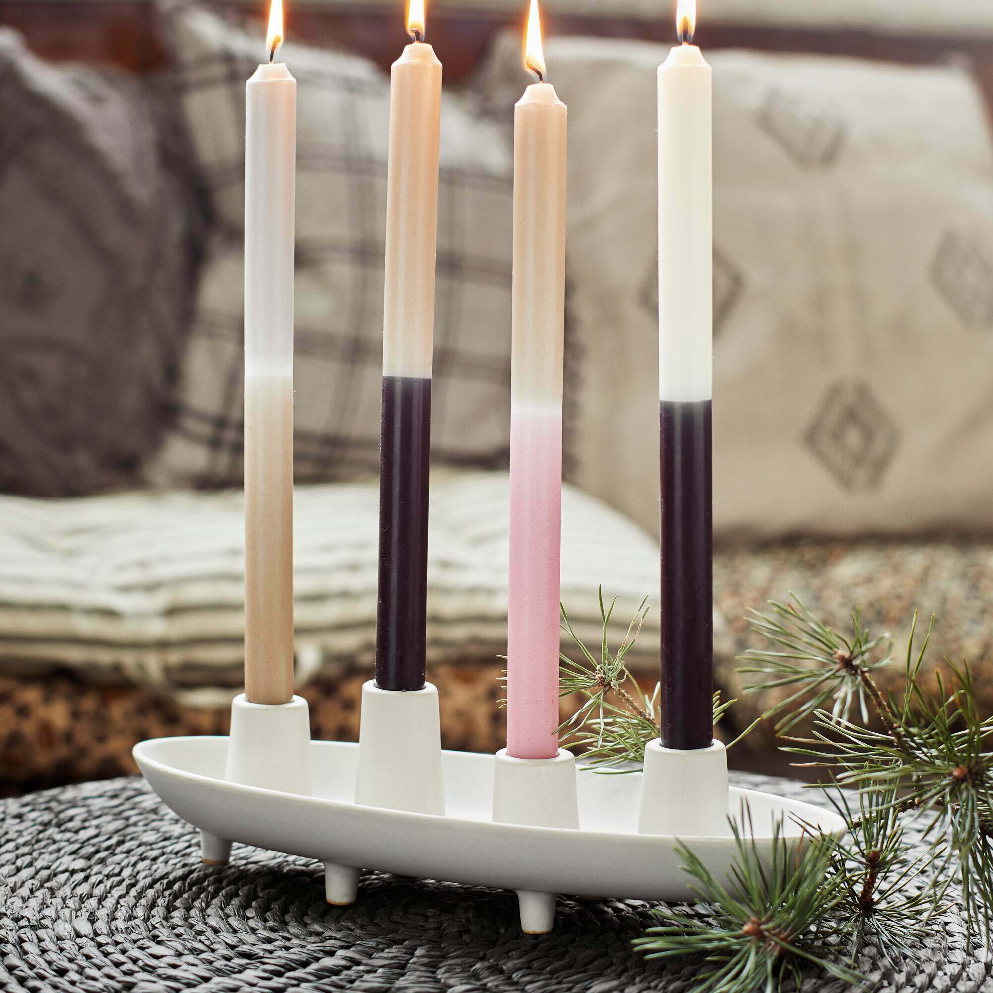 Read more about Graham and green long stoneware candle holder