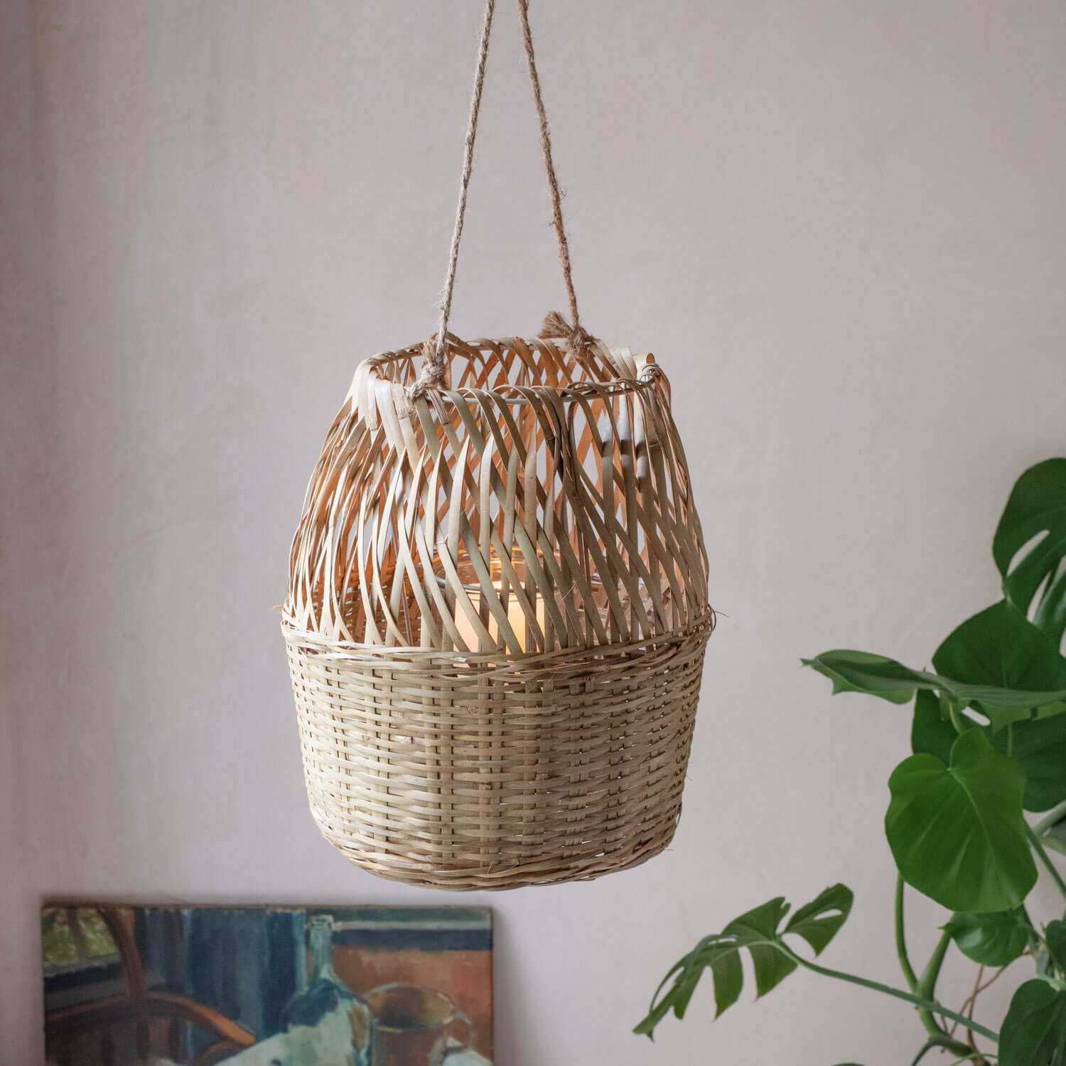 Read more about Graham and green round bamboo lantern