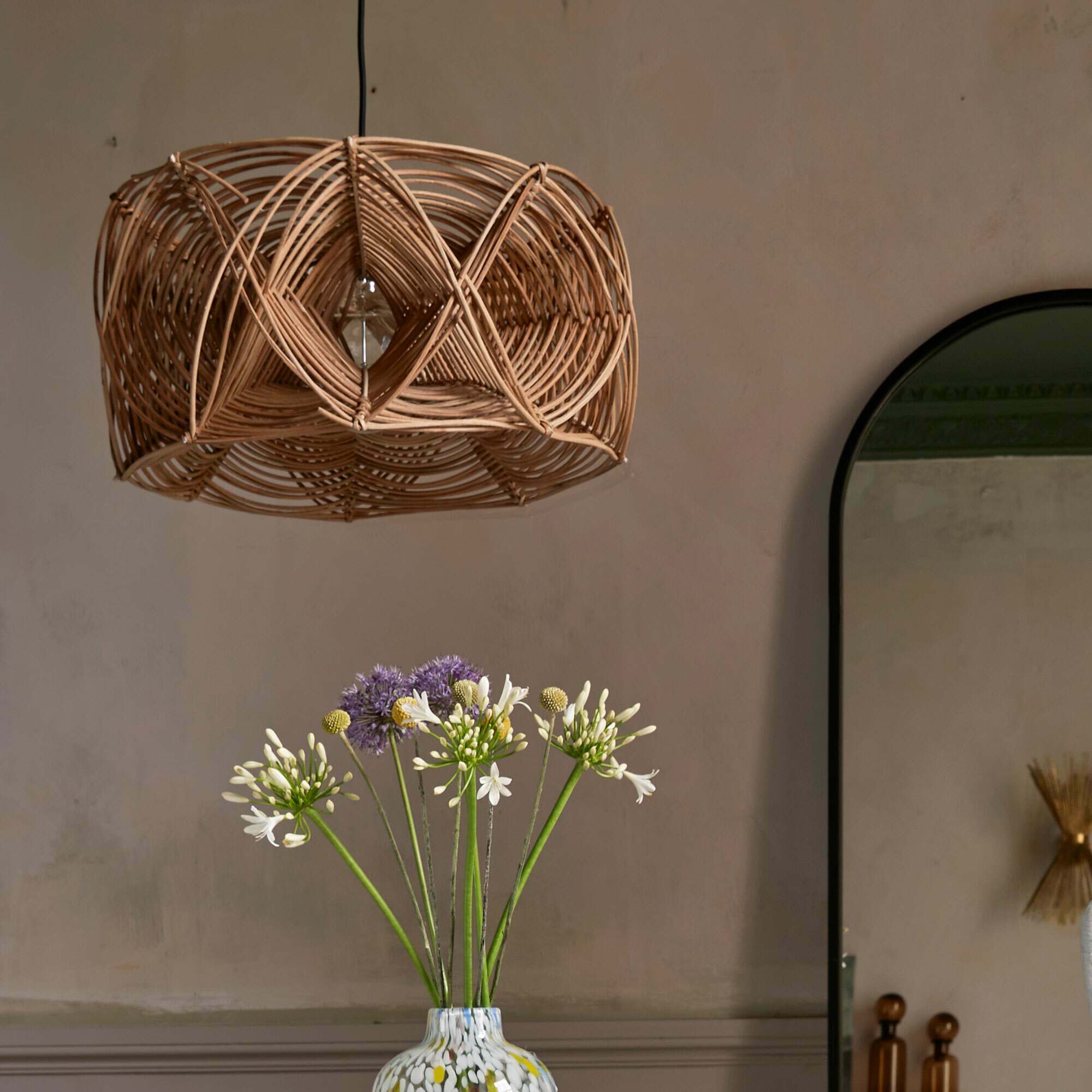 Read more about Graham and green rattan cross ceiling light